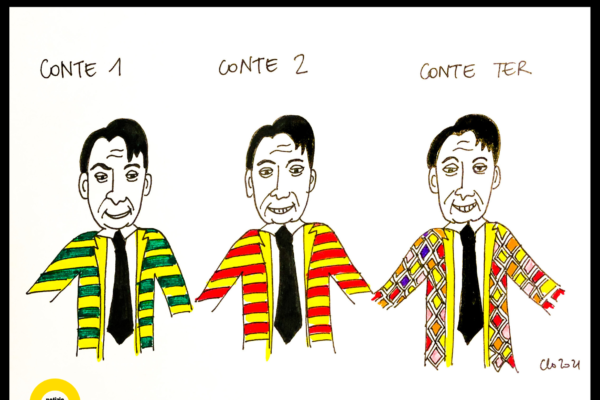 Giuseppe Conte e le diverse casacche del Premier